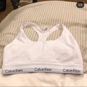 calvin klein sports bra
